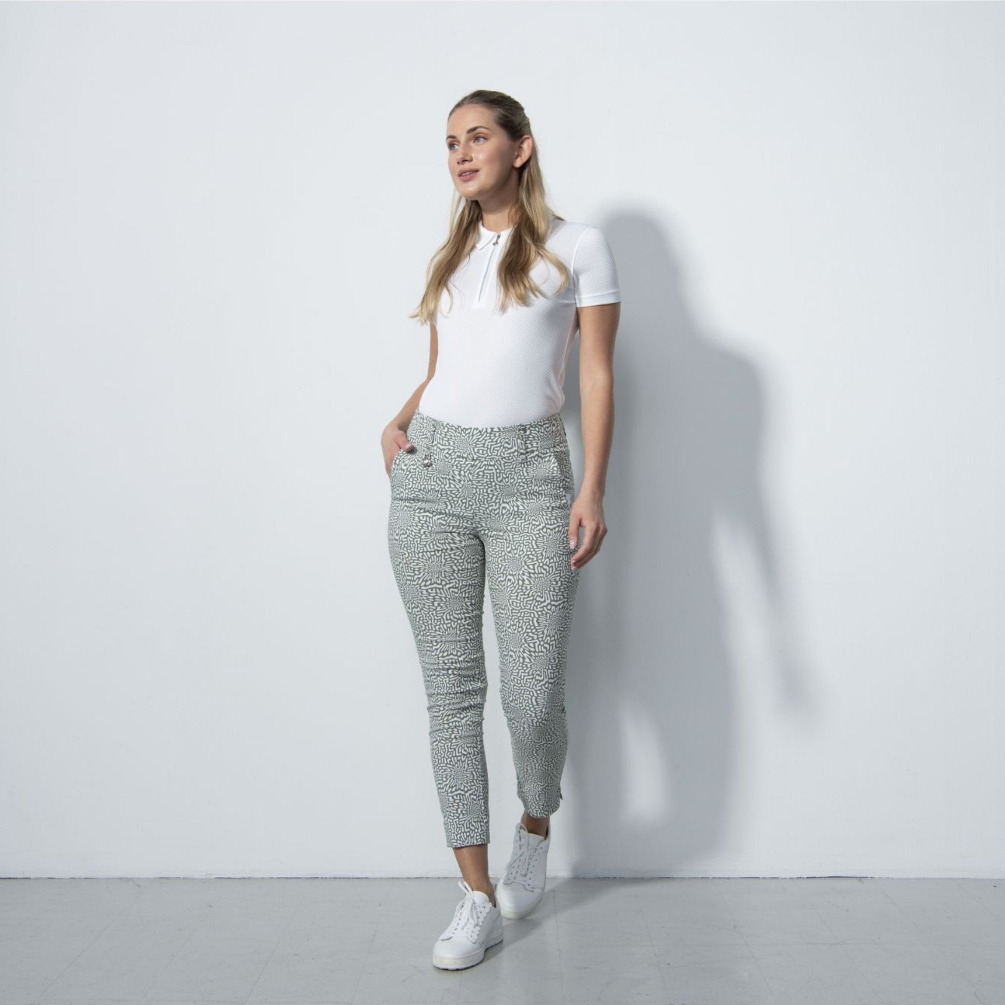 Antony Magic Green Print Ankle Pants - Fairway Fittings