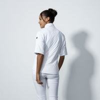 Caen White Lightly Padded Short Sleeve Jacket - Fairway Fittings