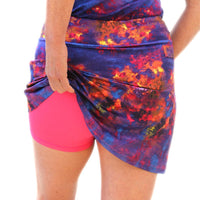 A-Line Art Golf Skort - Flamenco - Fairway Fittings