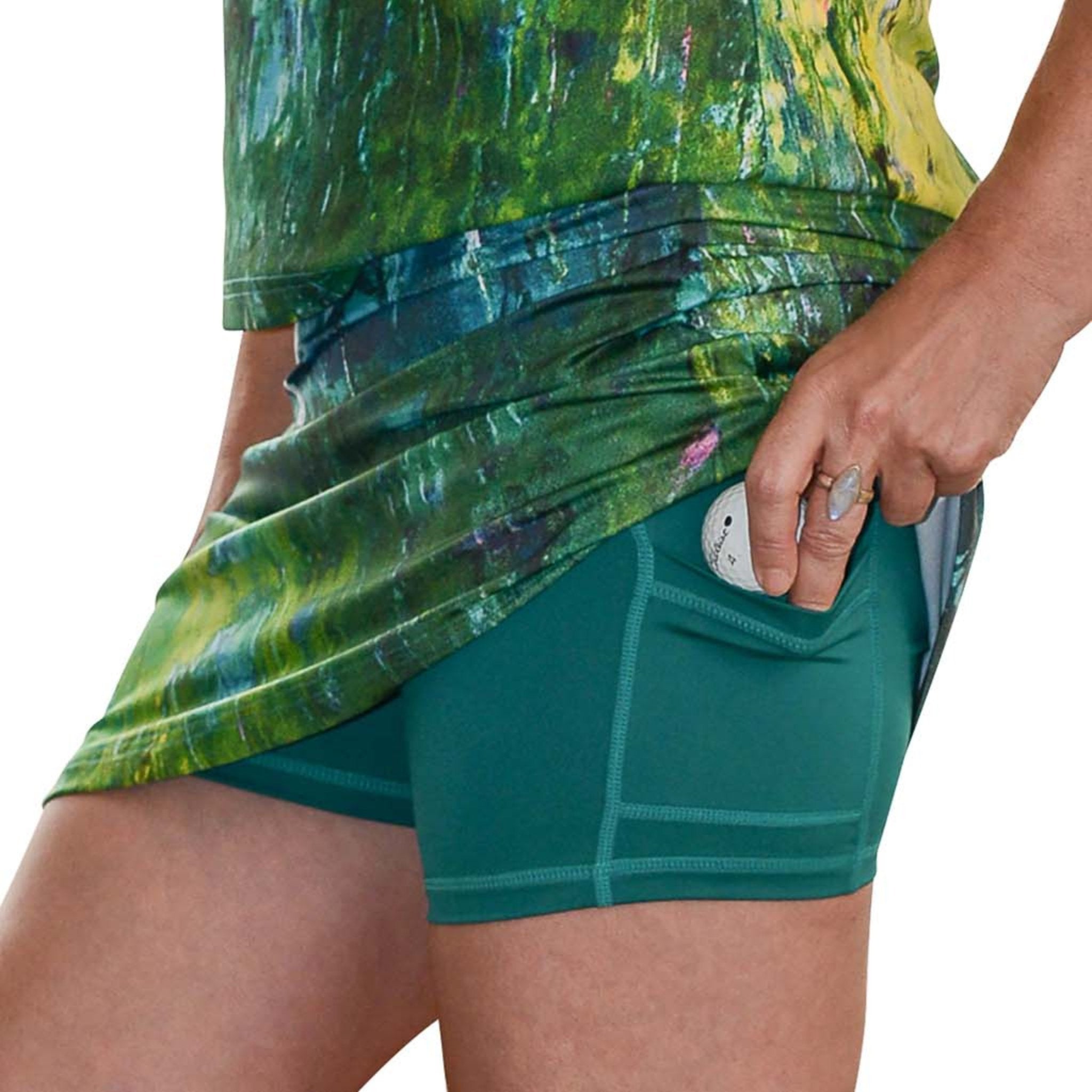 A-Line Art Golf Skort - Pause & Reflect - Fairway Fittings