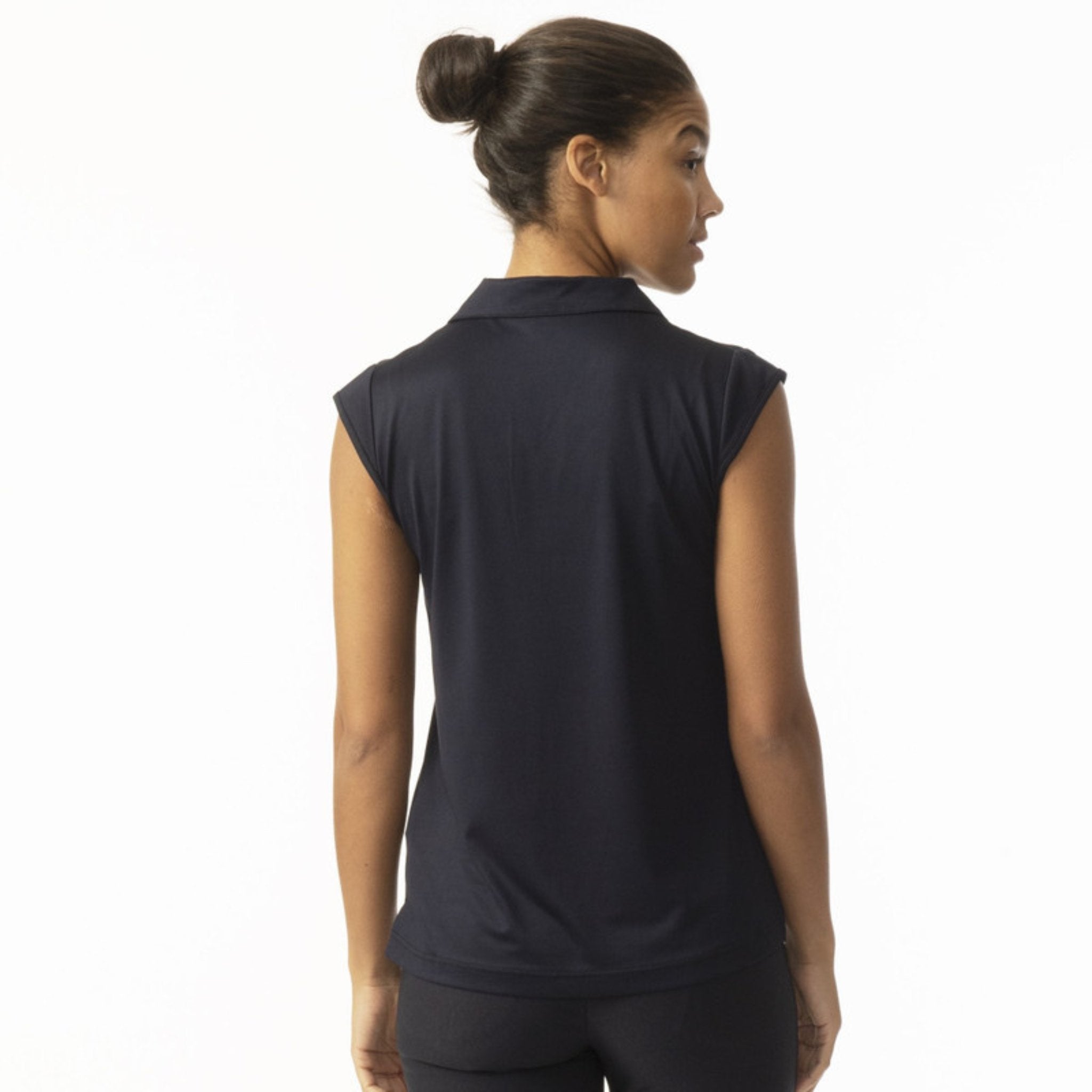 Anzio Navy Cap Sleeve Polo Shirt - Fairway Fittings