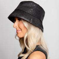 Birdies & Belles Bucket Hat - Black - Fairway Fittings