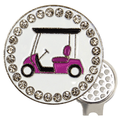 BLING HAT CLIP SET - GOLF CART - Fairway Fittings