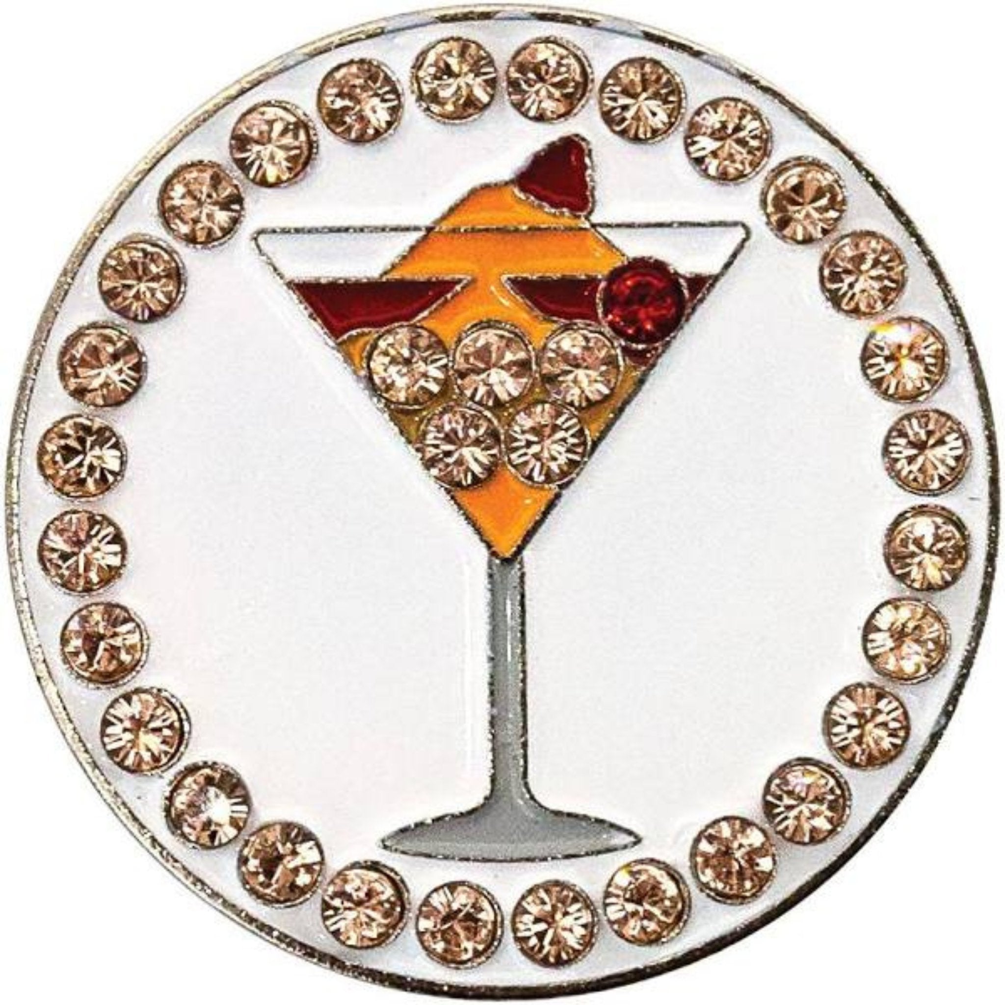 BLING HAT CLIP SET - PEACH BELLINI - Fairway Fittings