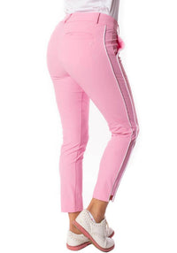 Bubble Gum Pink Pull-On Stretch Ankle Pant - Fairway Fittings