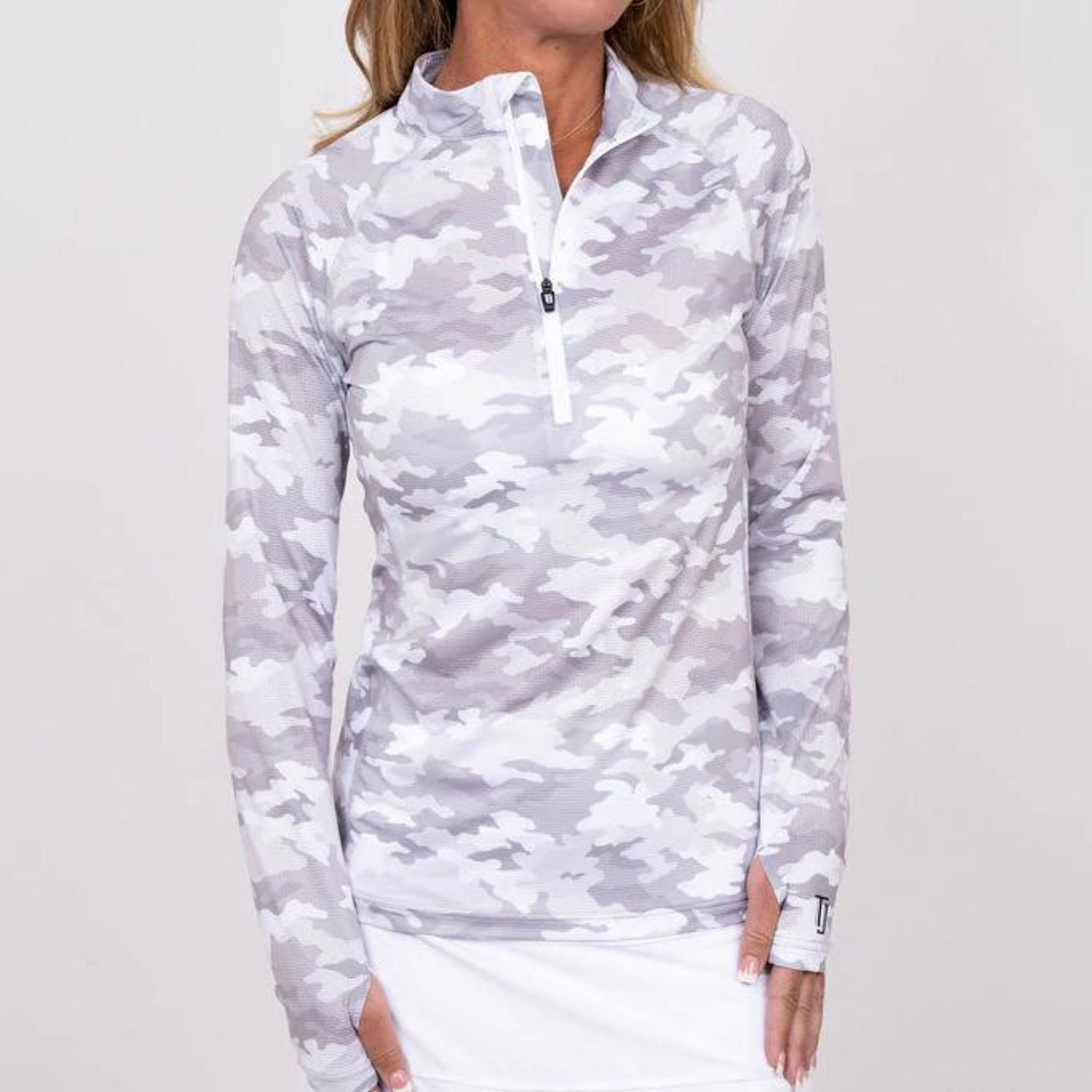 Camo Sun Shirt - Grey - Fairway Fittings