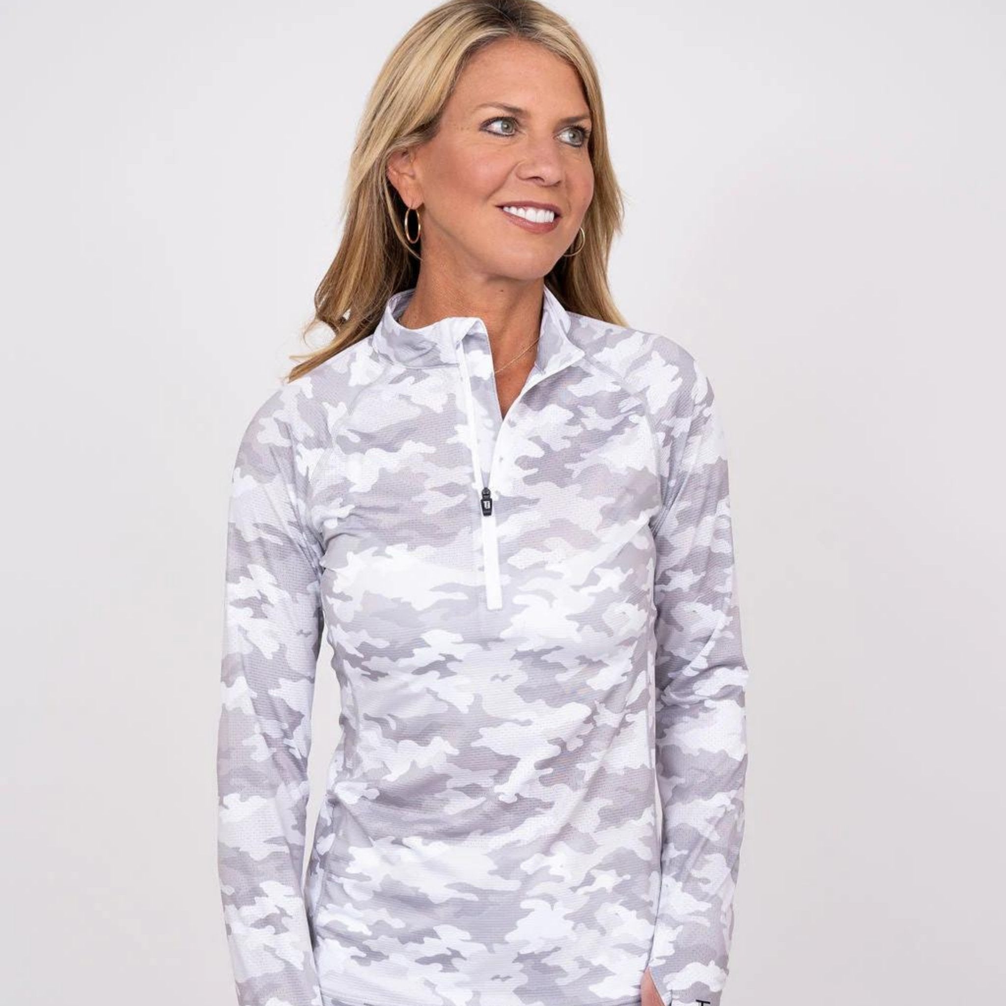 Camo Sun Shirt - Grey - Fairway Fittings