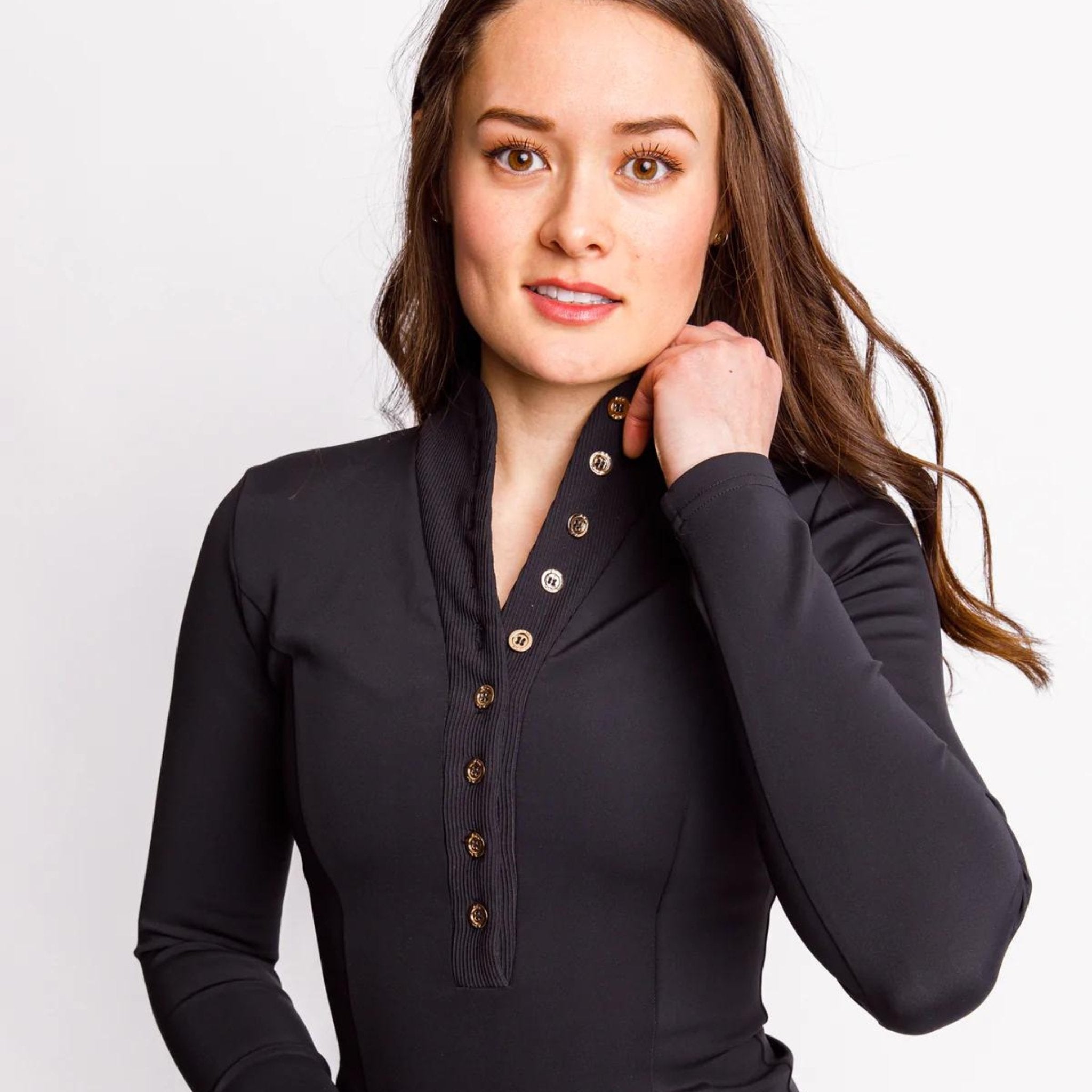Coeur Dress Long Sleeve - Black - Fairway Fittings