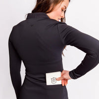 Coeur Dress Long Sleeve - Black - Fairway Fittings