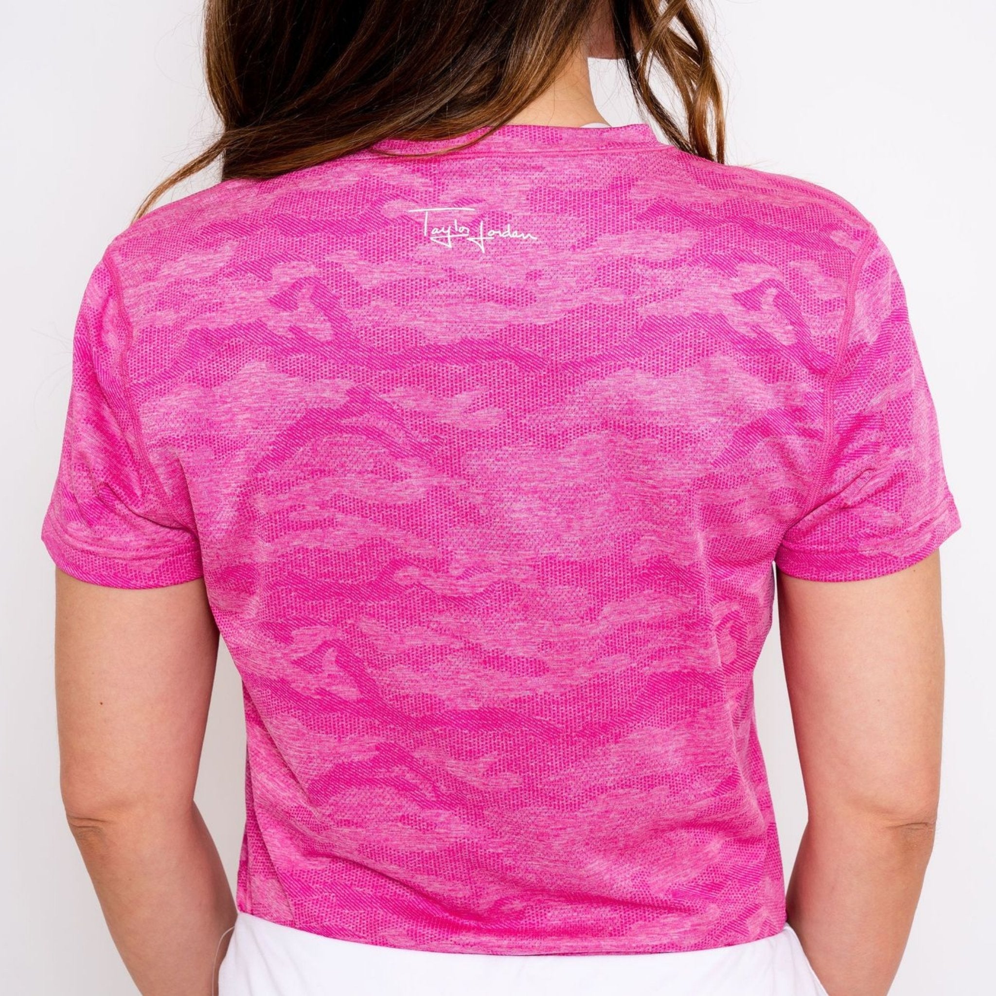 Jordan's Collarless Short Sleeve - Pink - Fairway Fittings