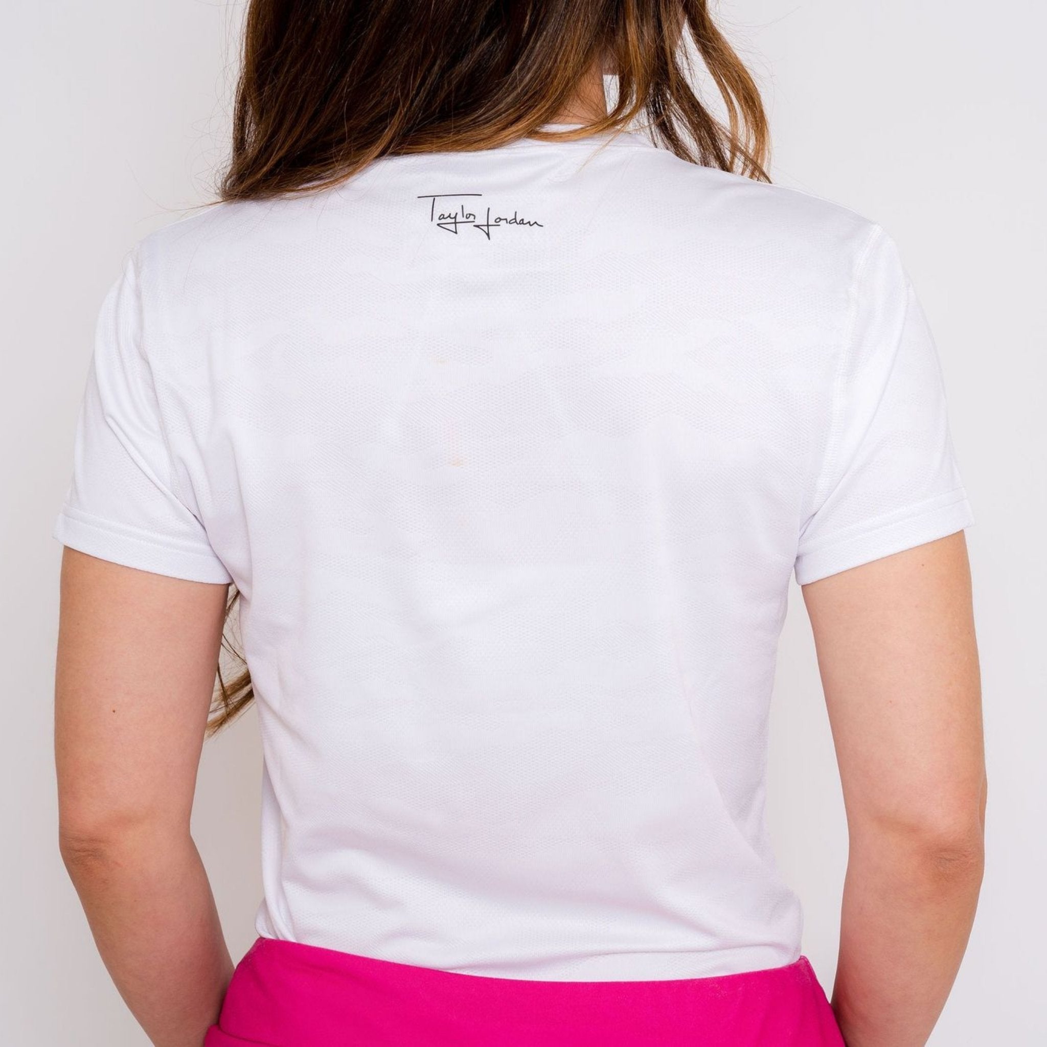 Jordan's Collarless Short Sleeve - White - Fairway Fittings