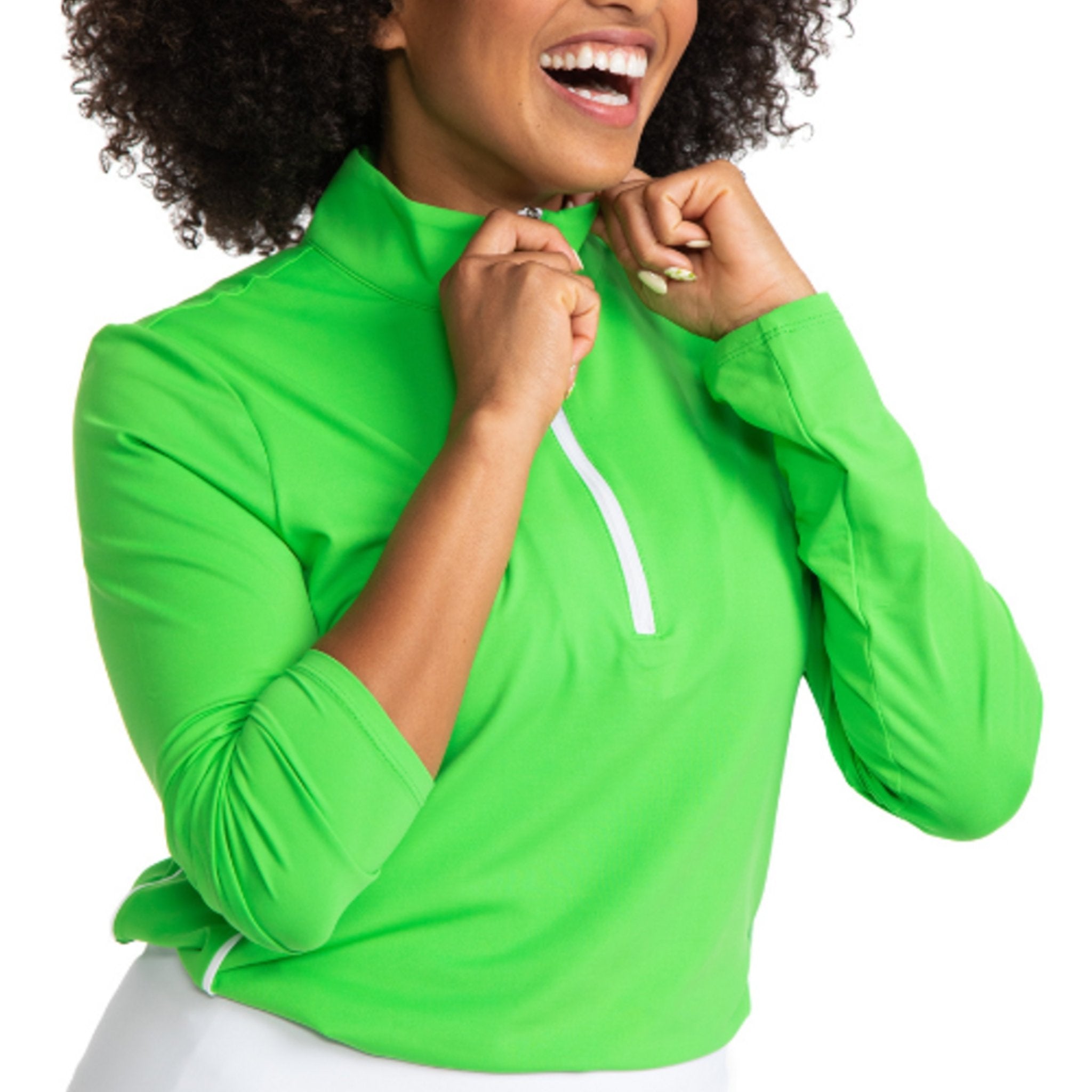 Keep it Covered Longsleeve Golf Top - Fairway Green - Fairway Fittings