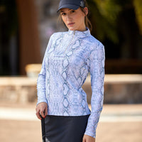 Long Sleeve ¼ Zip - UV Feather - Fairway Fittings