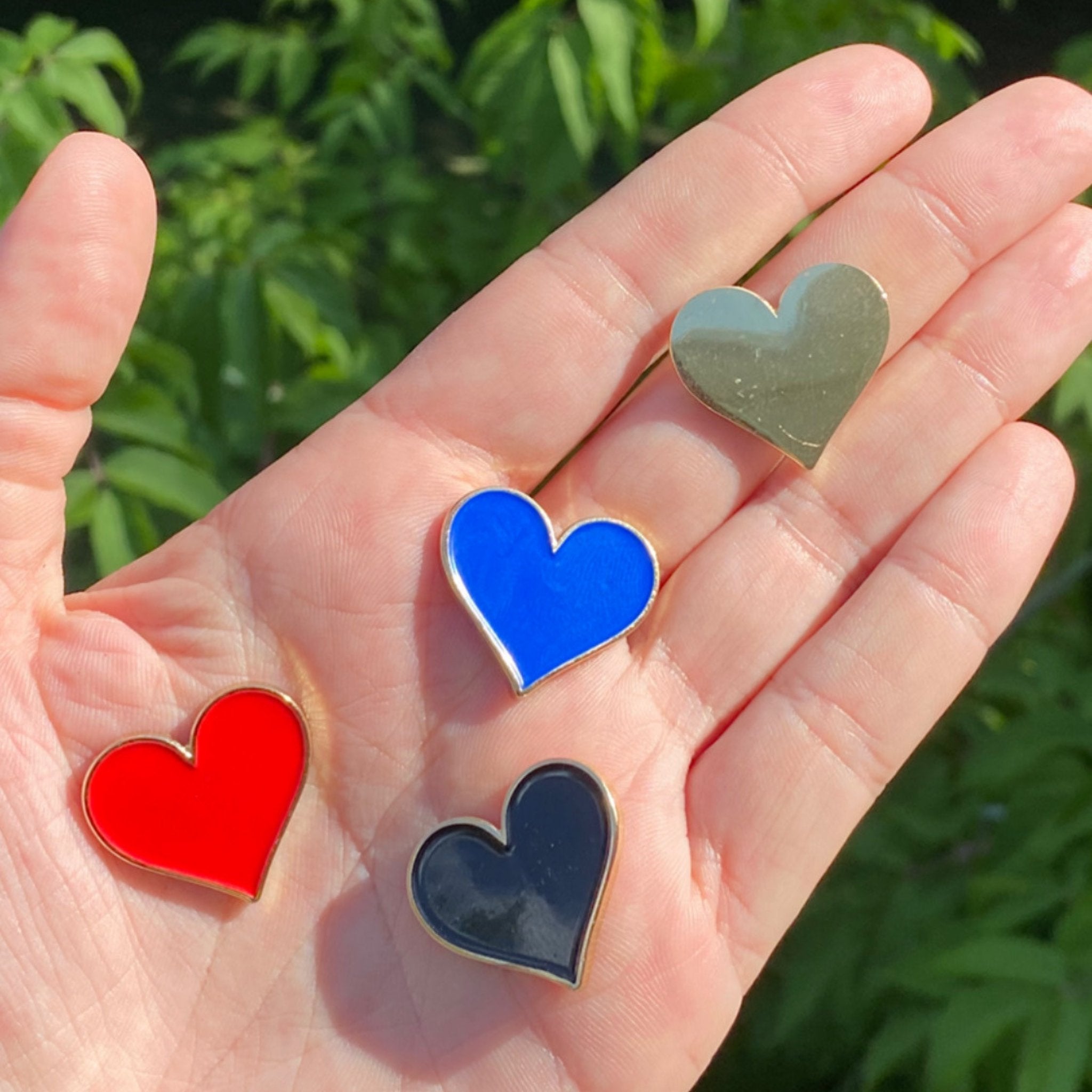 Magnetic Heart Golf Ball Marker Bundle of 4 - Fairway Fittings - Fairway Fittings