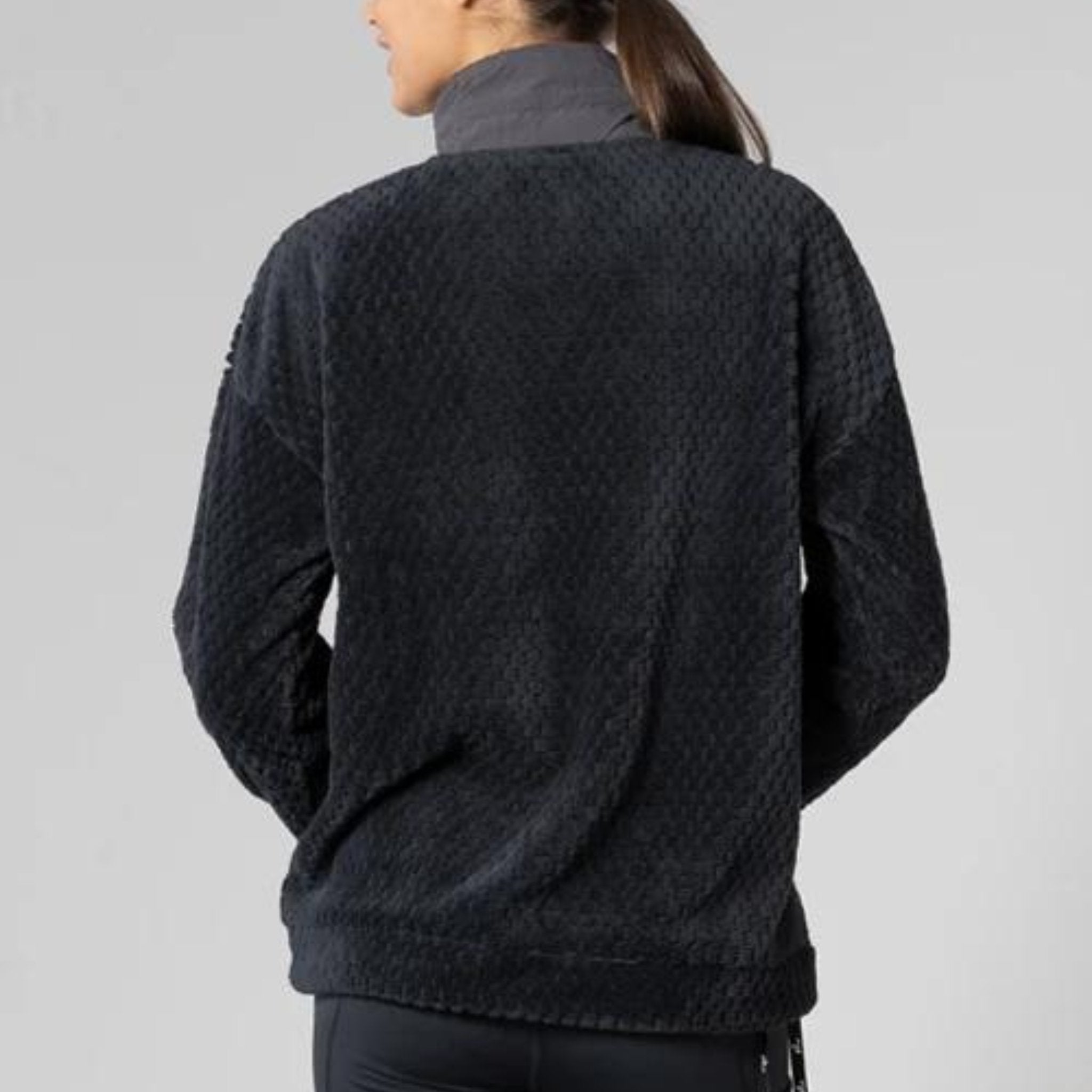 Neo Half Zip Pullover - Black - Fairway Fittings