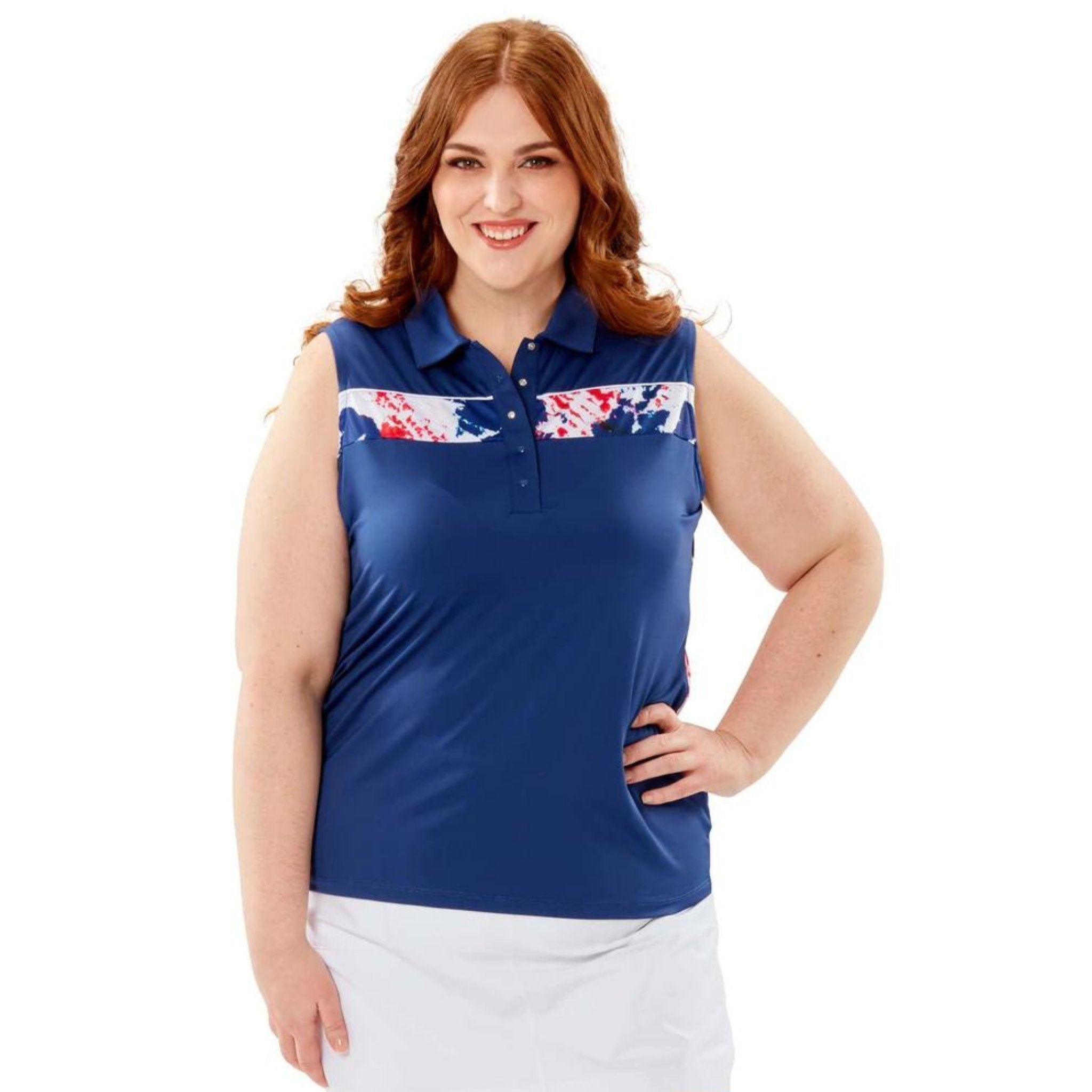Peace Sleeveless Polo Plus - Fairway Fittings