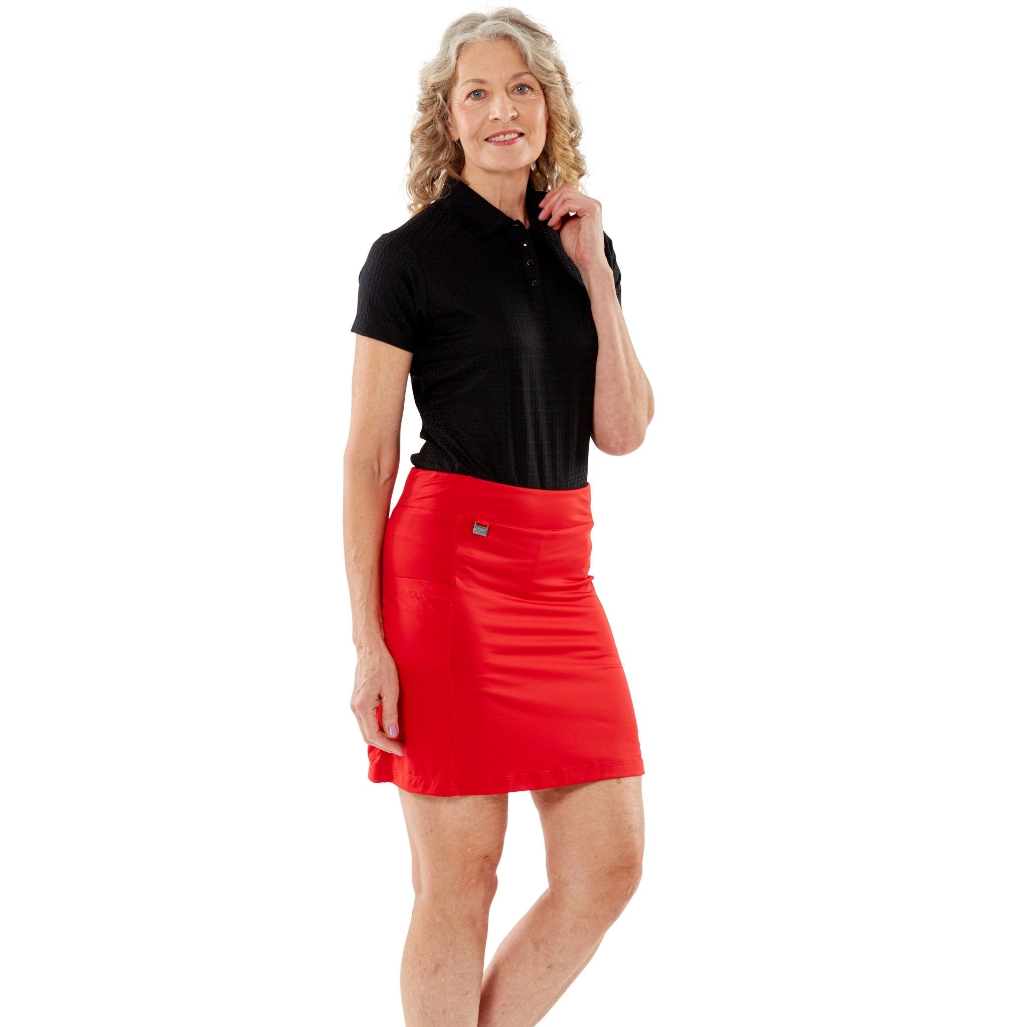 Pro Skort - Cherry - Fairway Fittings