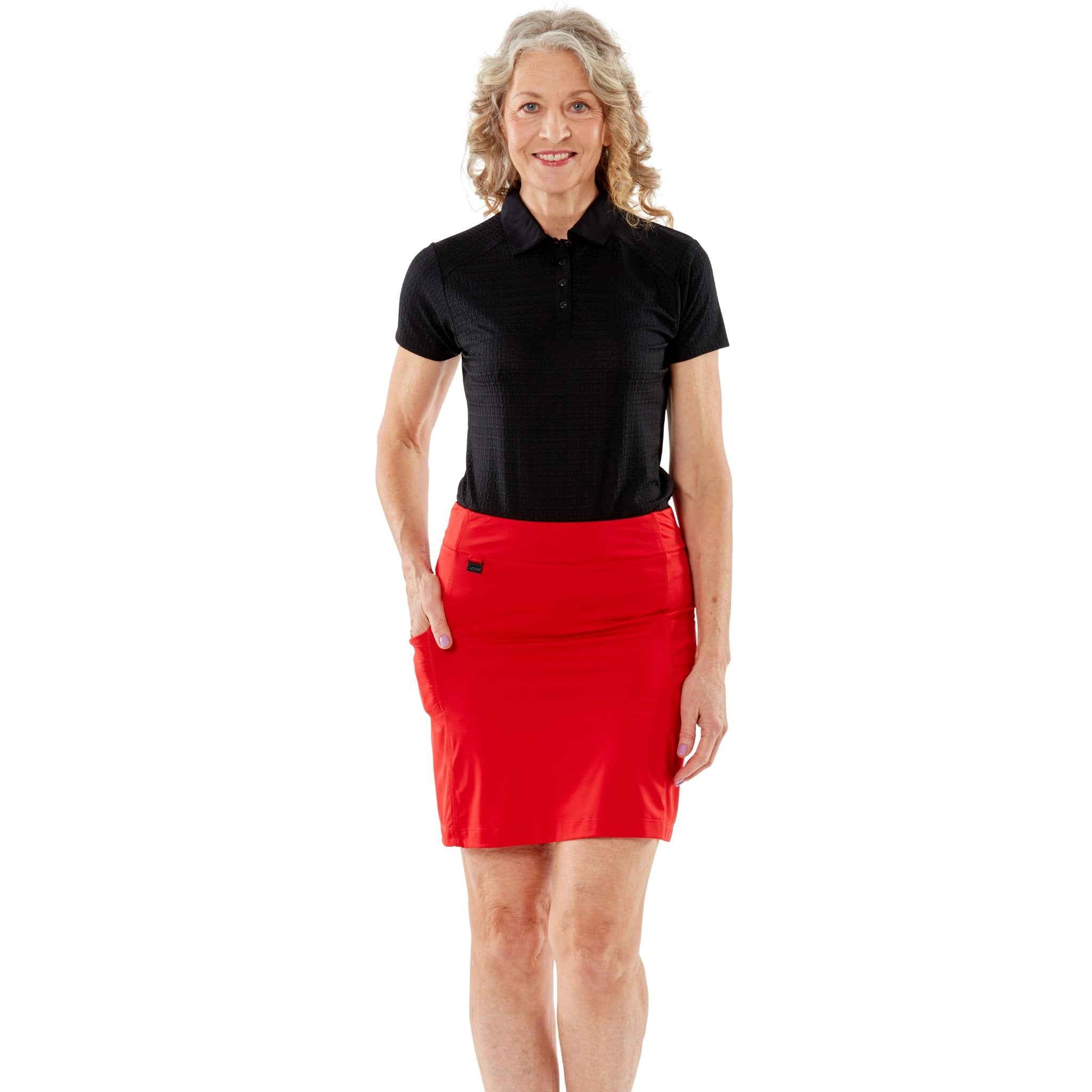 Pro Skort - Cherry - Fairway Fittings