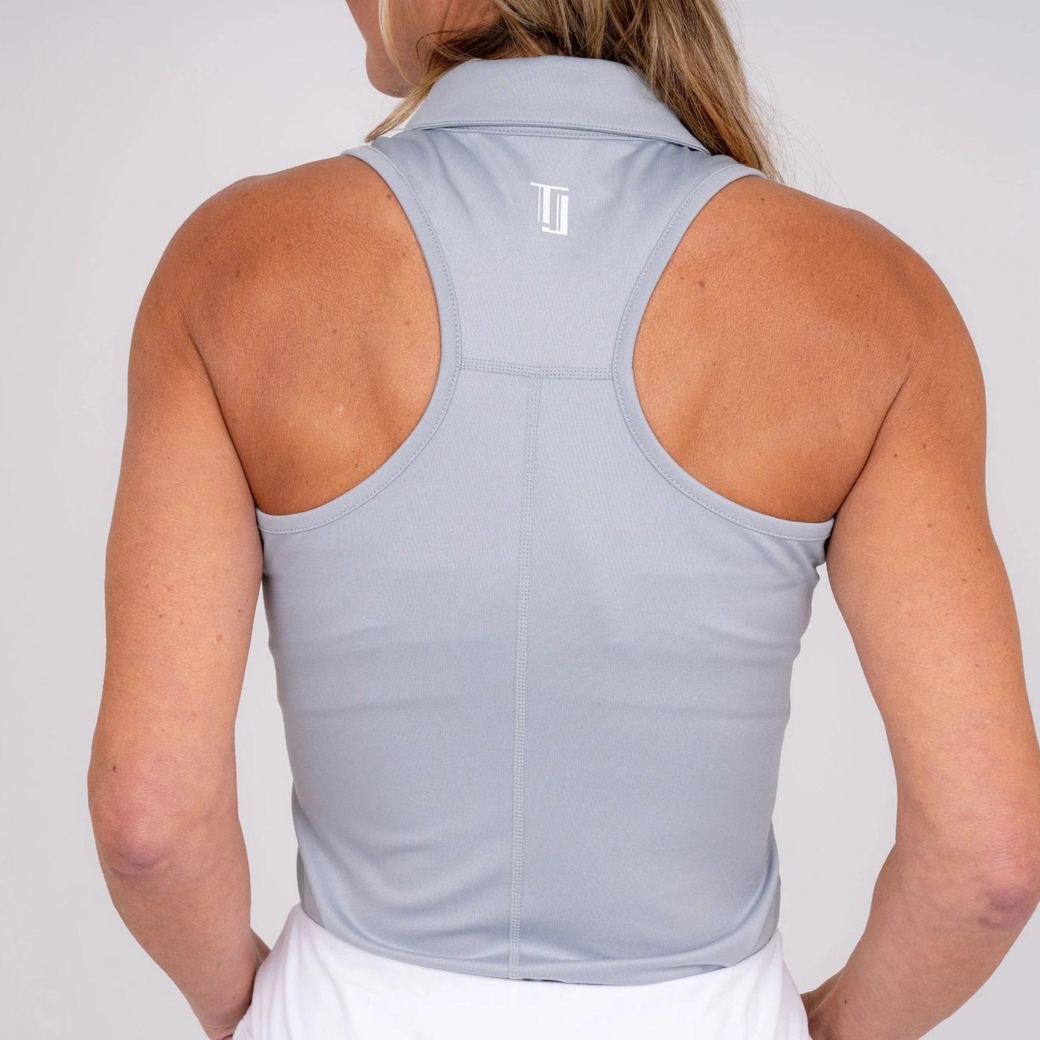 Racerback Golf Shirt - Grey - Fairway Fittings