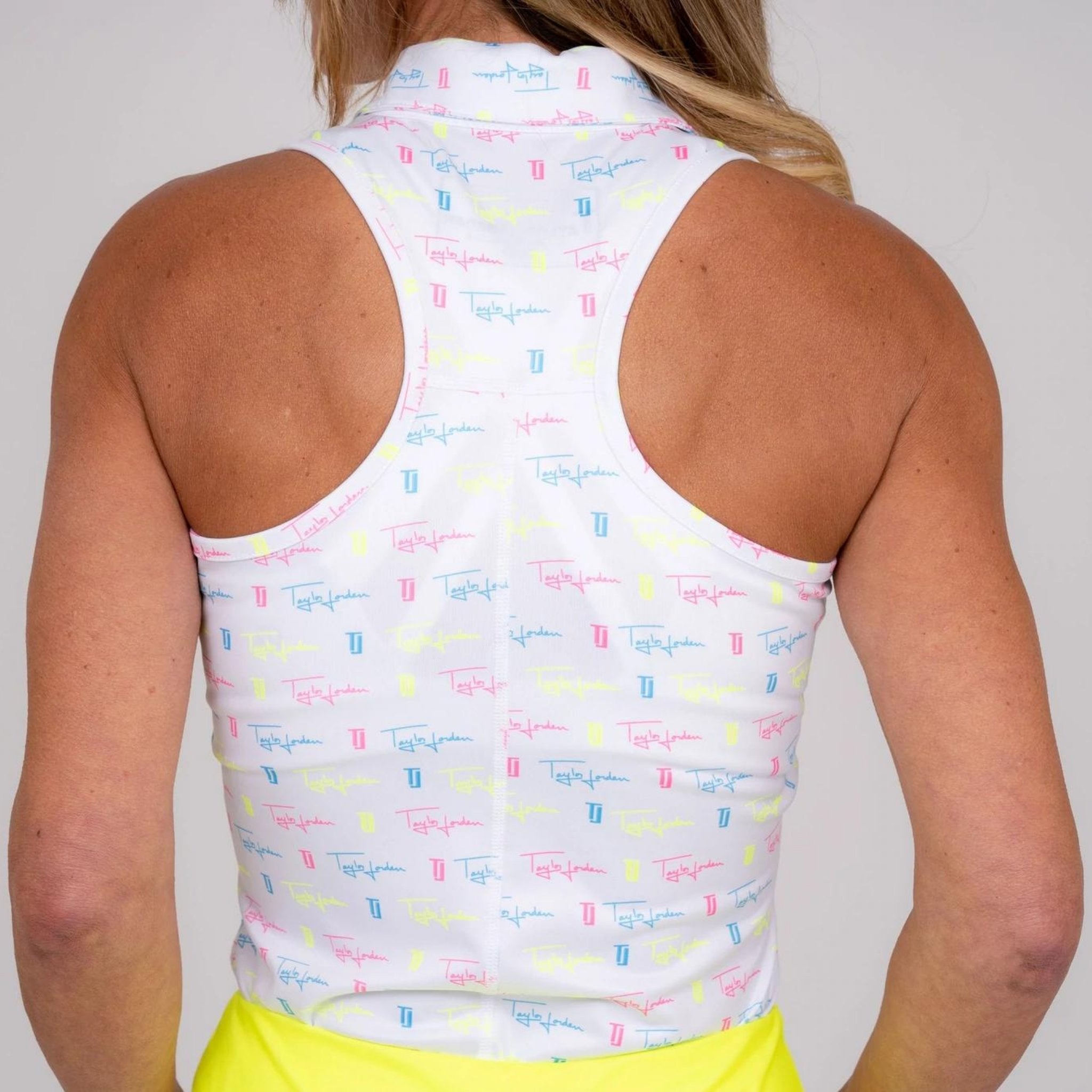 Racerback Golf Shirt - TJ Neon Logo - Fairway Fittings