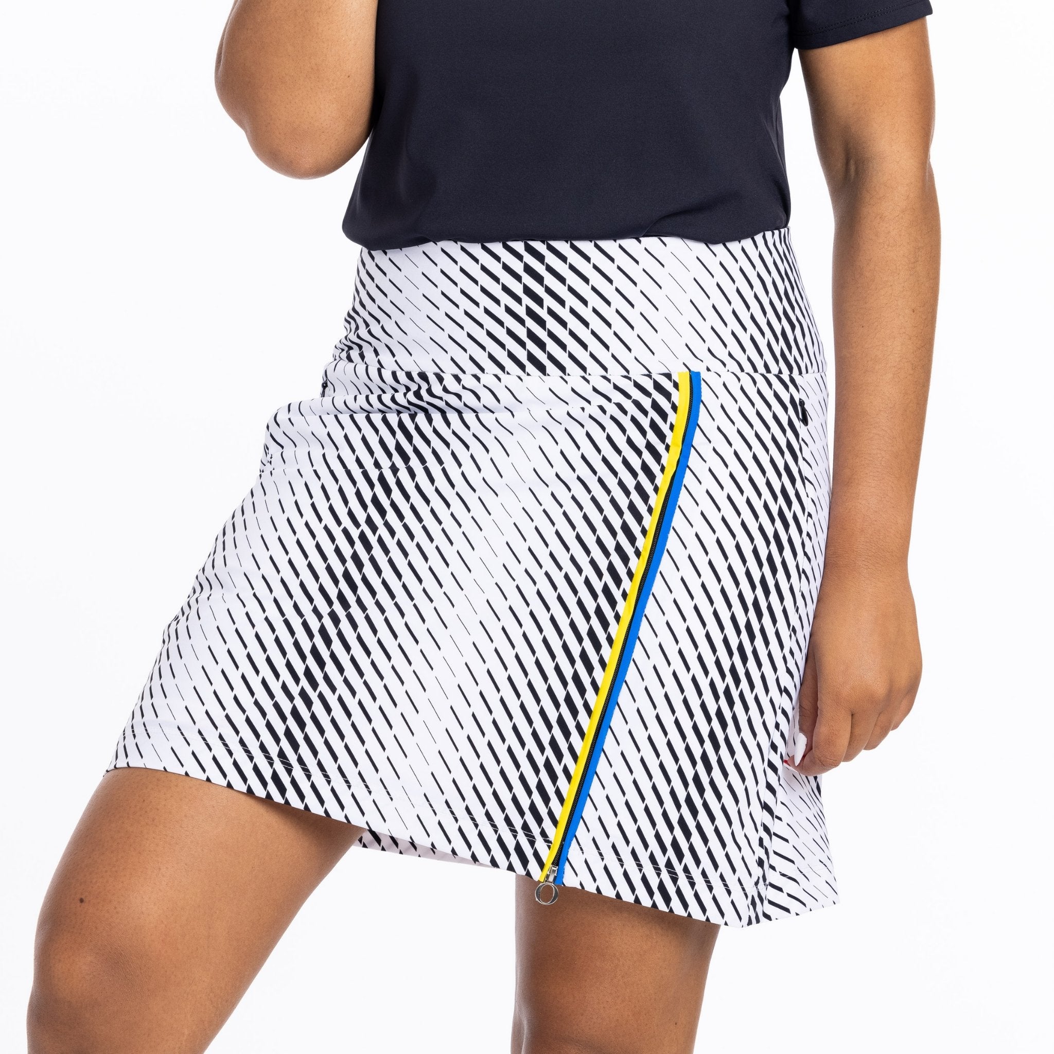 Summer Sass Golf Skort - Tread Lightly Black - Fairway Fittings