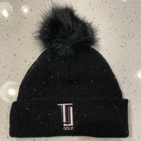 TJ Beanie - Black/Pink - Fairway Fittings