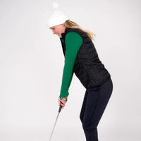 TJ Beanie - White/Green - Fairway Fittings