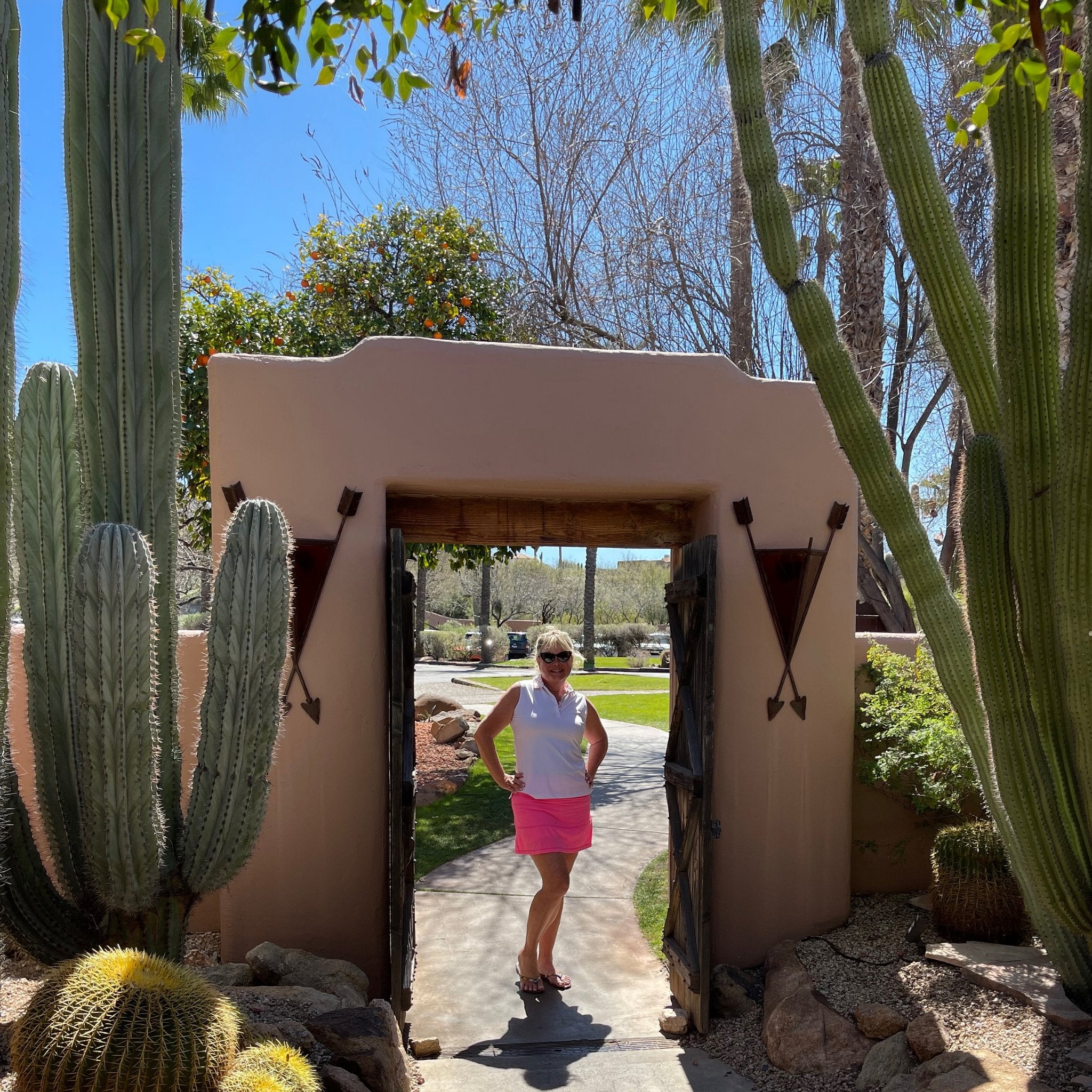 TJ Tour Neon Skirt (Pink) - TJ Golf. Fairway Fittings - Women's Golf & Athleisure Wear Boutique.