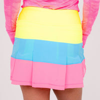 TJ Tour Neon Skirt - Tri Color - Fairway Fittings