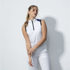 Andria White Sleeveless Polo Shirt - Fairway Fittings