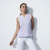 Massy Violet Sleeveless Polo Shirt - Fairway Fittings