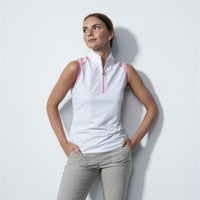 Perugia White Sleeveless Polo Shirt - Fairway Fittings