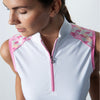 Perugia White Sleeveless Polo Shirt - Fairway Fittings