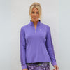 Sheer Sleeve Golf Shirt – Lavender - Fairway Fittings