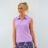 Sleeveless Golf Shirt – Lilac - Fairway Fittings