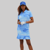 Women's Short Sleeve Frill Golf Dress – Periwinkle - Fairway Fittings