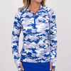 Camo Sun Shirt (Blue) - TJ Golf. Fairway Fittings - Women's Golf & Athleisure Wear Boutique.