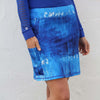 A-Line Art Golf Skort - Blue Lagoon - Fairway Fittings