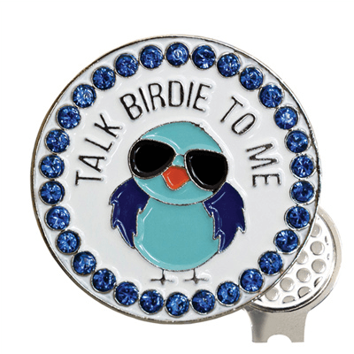BLING HAT CLIP SET - TALK BIRDIE TO ME - Fairway Fittings