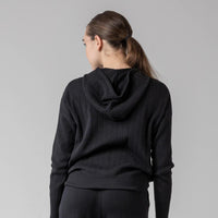 Dream Sweater Knit Hoody - Black - Fairway Fittings