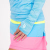 Jordan's Collarless Long Sleeve - Neon Blue Ghost Camo - Fairway Fittings