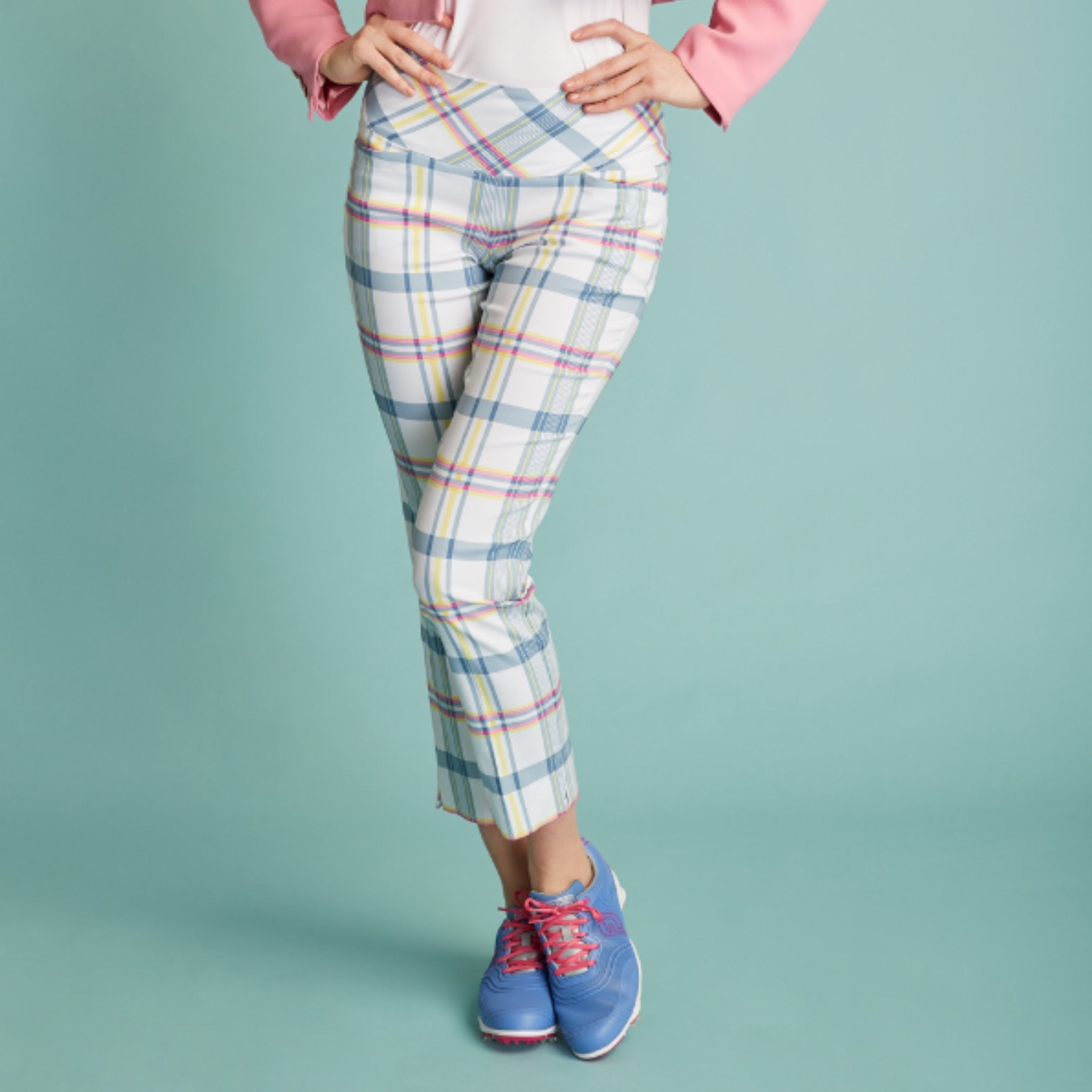 Neon on sale plaid pants