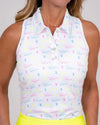Racerback Golf Shirt - TJ Neon Logo - Fairway Fittings