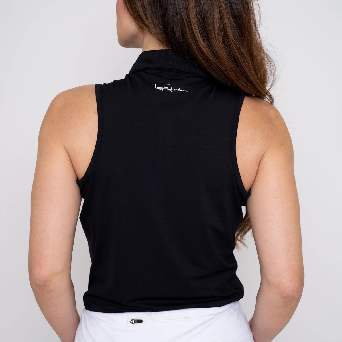 Sleeveless Golf Shirt - Black - Fairway Fittings