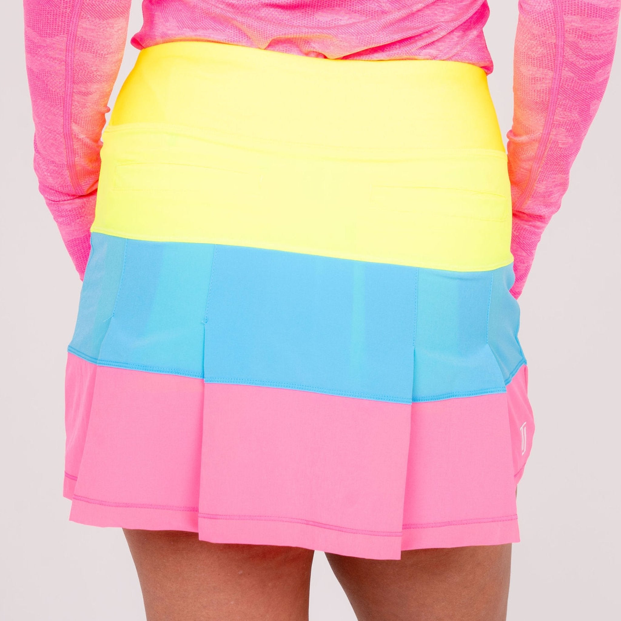 Blue neon skirt cheap