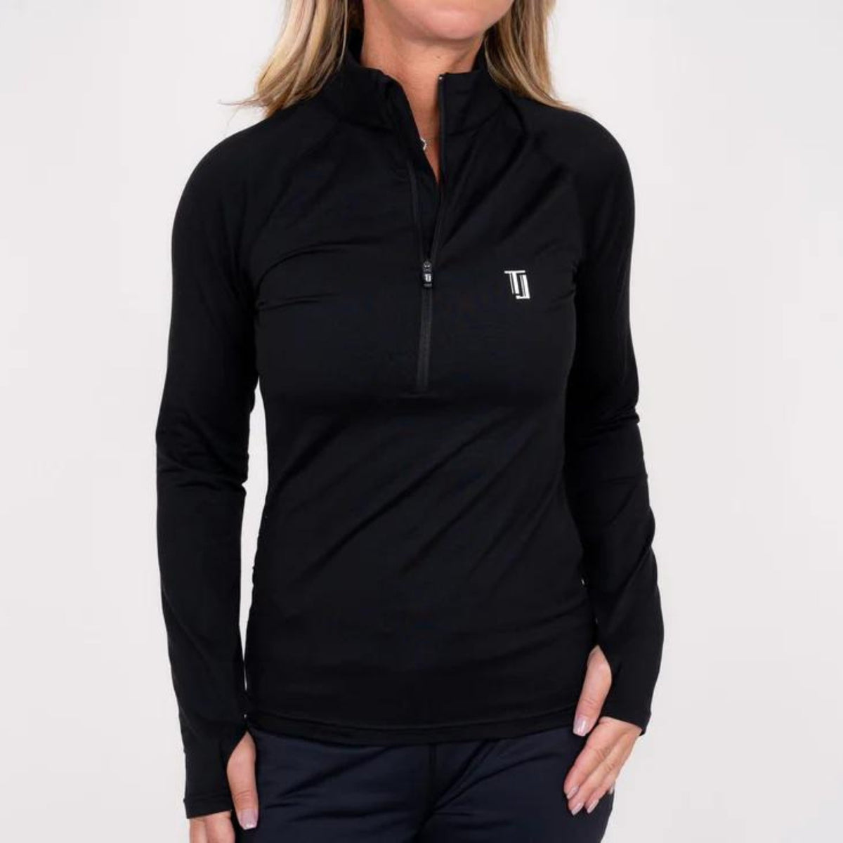 Tour Pullover - Black - Fairway Fittings