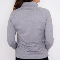 Tour Pullover - Heather Silver/Black - Fairway Fittings