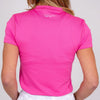 Women's Collarless Athletic Top - Pink - Fairway Fittings